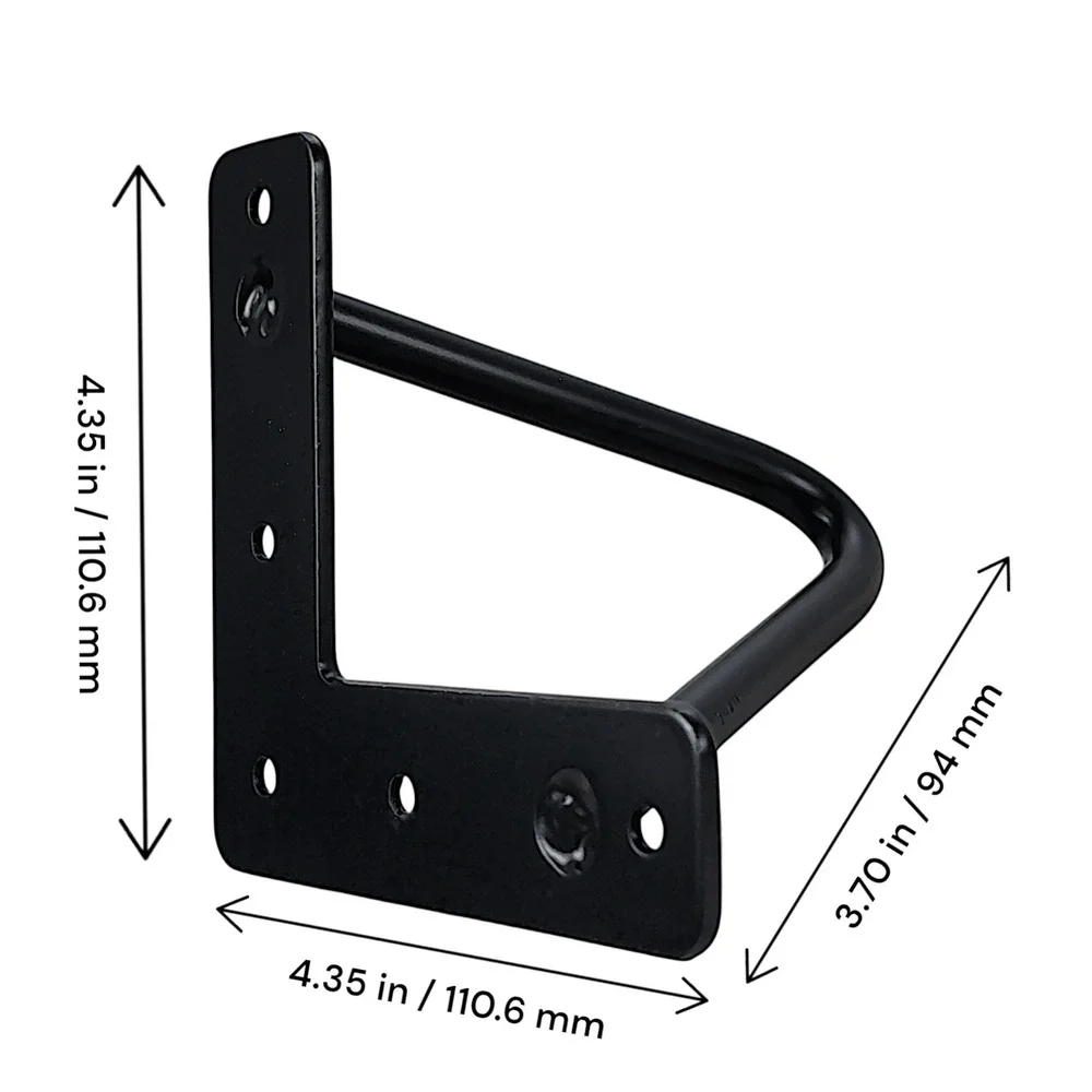 4 Pcs Metal Black Hairpin Furniture Legs With Floor Protector, Open Box, Unused